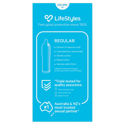 Lifestyles Regular Condoms 10 Pack
