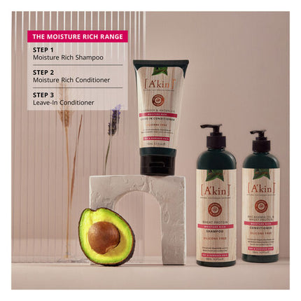 A'kin Moisture Rich Lavender & Anthyllis Leave-In Conditioner 150mL