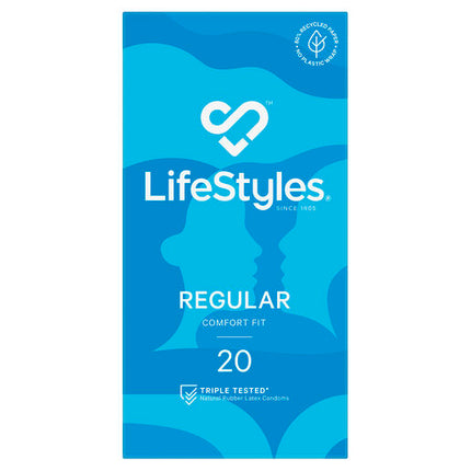 Lifestyles Regular Condoms 20 Pack