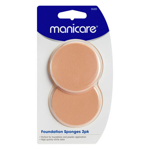 Manicare Compact Latex Foundation Sponge 2 Pack