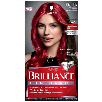 Schwarzkopf Brilliance Luminance L43 Smouldering Red