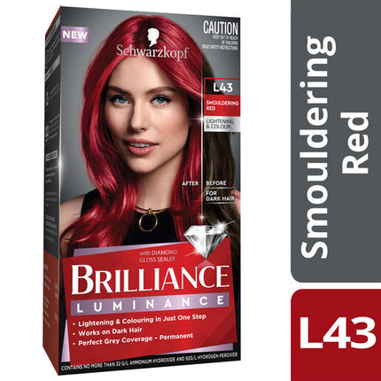 Schwarzkopf Brilliance Luminance L43 Smouldering Red