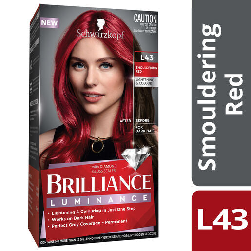 Schwarzkopf Brilliance Luminance L43 Smouldering Red