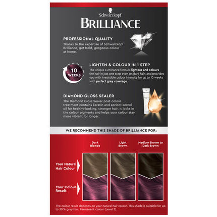 Schwarzkopf Brilliance Luminance L60 Ultra Violet