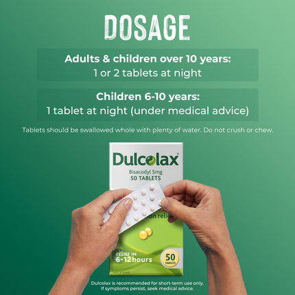 Dulcolax Tablets 50 Tablets