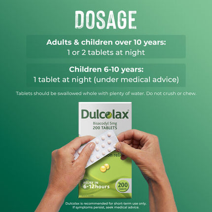 Dulcolax Tablets 200 Tablets