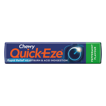 Quick-Eze Chewy Peppermint Stick Pack 8 Tablets