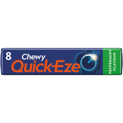Quick-Eze Chewy Peppermint Stick Pack 8 Tablets