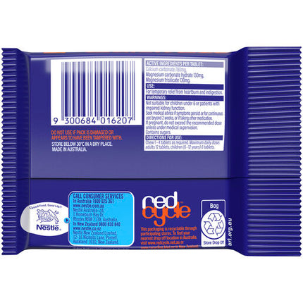 Quick-Eze Tablet Original Multipack 5x12 Chewable Tablets