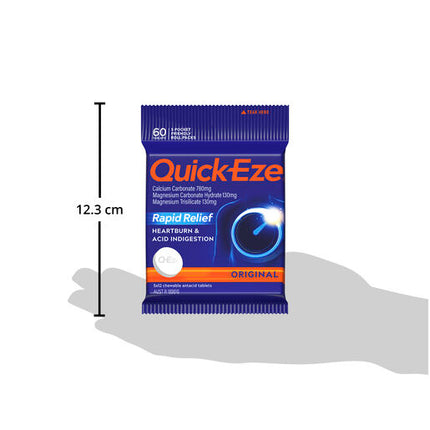 Quick-Eze Tablet Original Multipack 5x12 Chewable Tablets