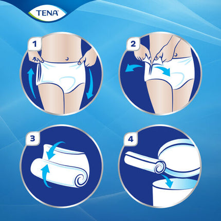 Tena Pants Plus Large 8 Pack