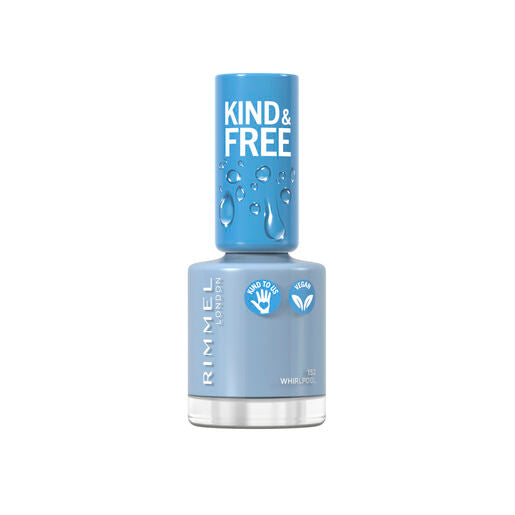 Rimmel Kind & Free Nail Polish #152 Tidal Wave Blue