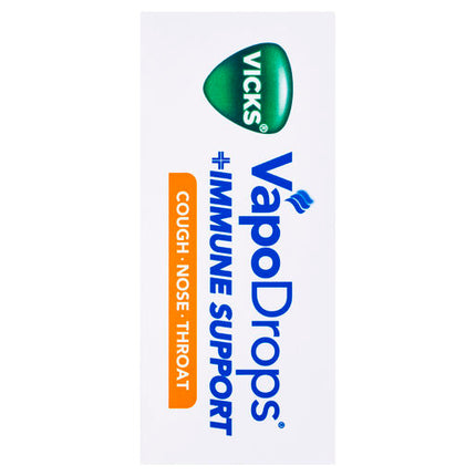 Vicks VapoDrops Immune Support Orange 36 Lozenges