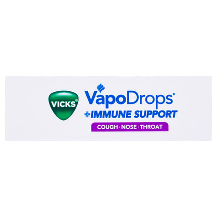 Vicks VapoDrops Immune Support Blackcurrant 36 Lozenges