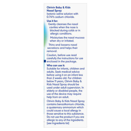 Otrivin Baby & Kids Nasal Spray 15ml