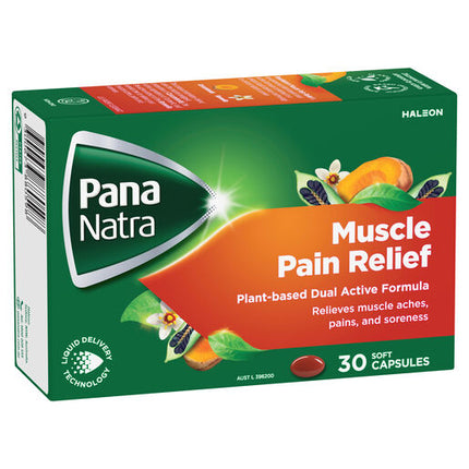 PanaNatra Muscle & Pain Relief 30 Capsules