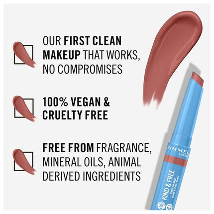Rimmel Kind & Free Tinted Lip Balm Natural Apricot
