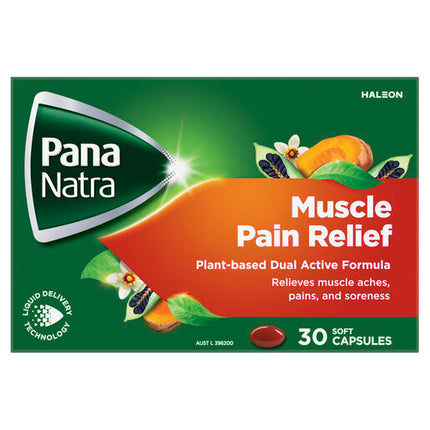 PanaNatra Muscle & Pain Relief 30 Capsules