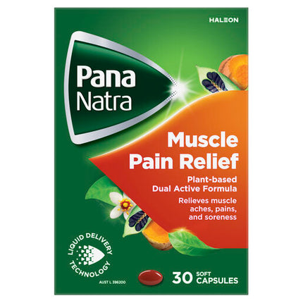 PanaNatra Muscle & Pain Relief 30 Capsules