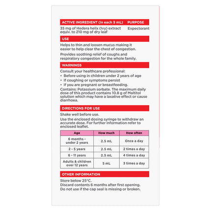 Little Coughs Raspberry 200ml