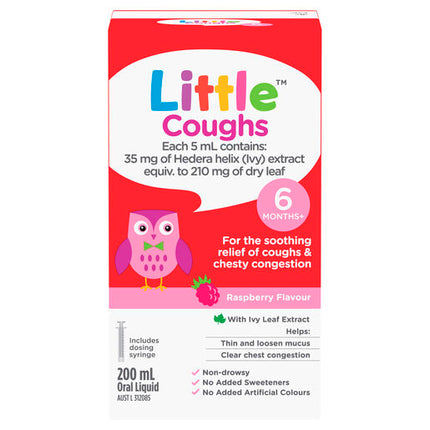 Little Coughs Raspberry 200ml