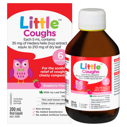 Little Coughs Raspberry 200ml