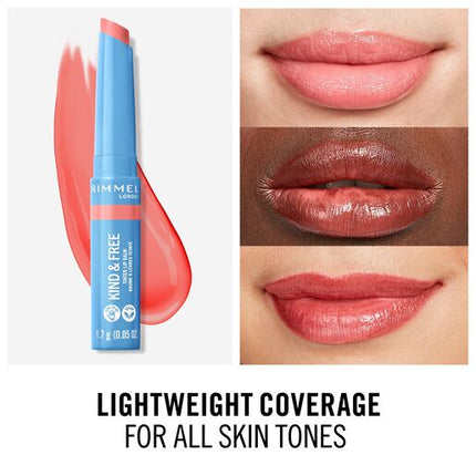 Rimmel Kind & Free Tinted Lip Balm Hibiscus Blaze