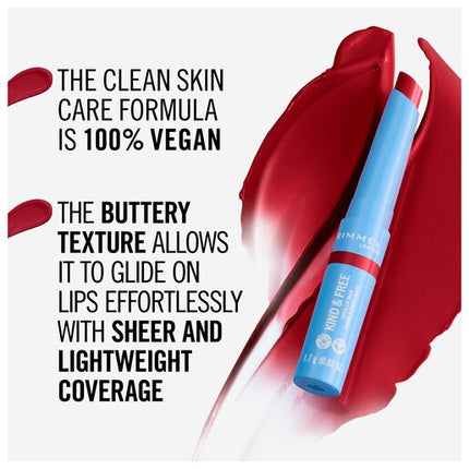 Rimmel Kind & Free Tinted Lip Balm Cherry Red