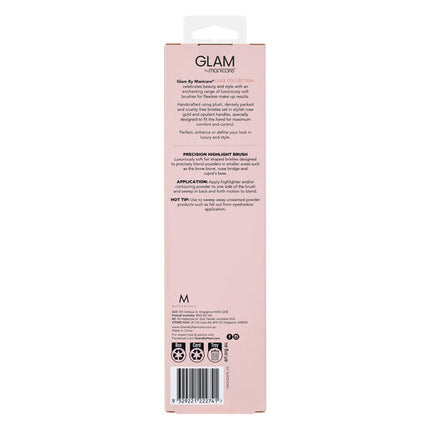 Glam By Manicare GD3 Precision Highlight/Contour Brush