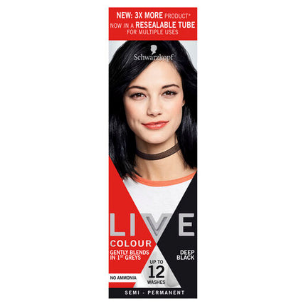 Schwarzkopf Live Colour Deep Black 75ml