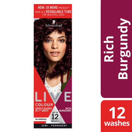 Schwarzkopf Live Colour Rich Burgundy 75ml