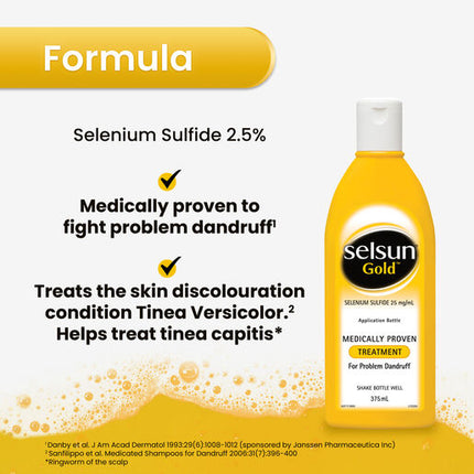 Selsun Gold Anti Dandruff Treatment 375ml