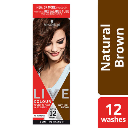 Schwarzkopf Live Colour Natural Brown 75ml