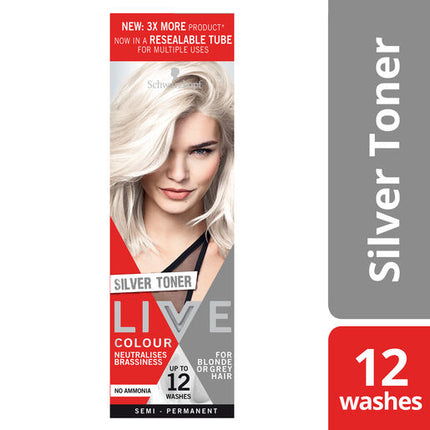 Schwarzkopf Live Colour Silver Toner 75ml