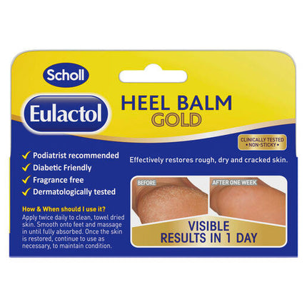 Scholl Eulactol Cracked Heel Balm Gold 60ml