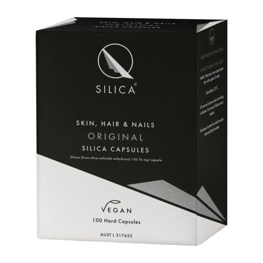 Qsilica Skin Hair & Nails 100 Vegan Capsules