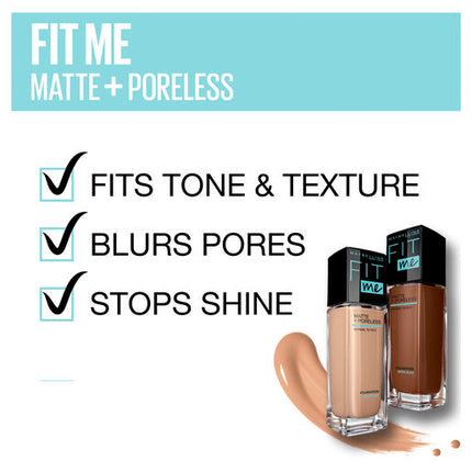 Maybelline Fit Me Matte & Poreless Mattifying Liquid Foundation Natural Ivory 112