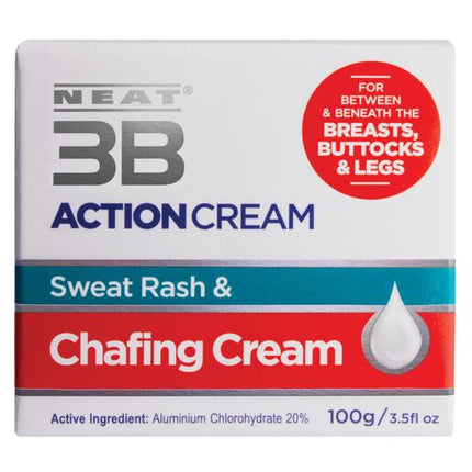 Neat 3B Action Cream Sweat Rash and Chafing Cream 100g