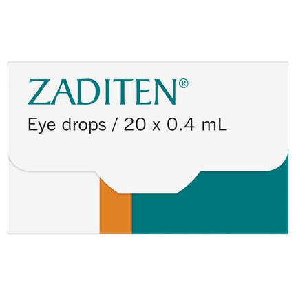 Zaditen Sterile Eye Drops 20 x 0.4mL