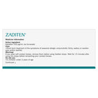 Zaditen Sterile Eye Drops 20 x 0.4mL – Direct Chemist Outlet Online