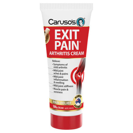 Caruso's Natural Health Exit Pain Arthritis Cream 100g
