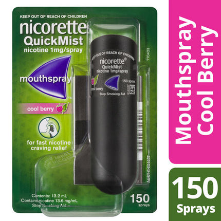 Nicorette QuickMist Mouth Spray Cool Berry 1 Pack