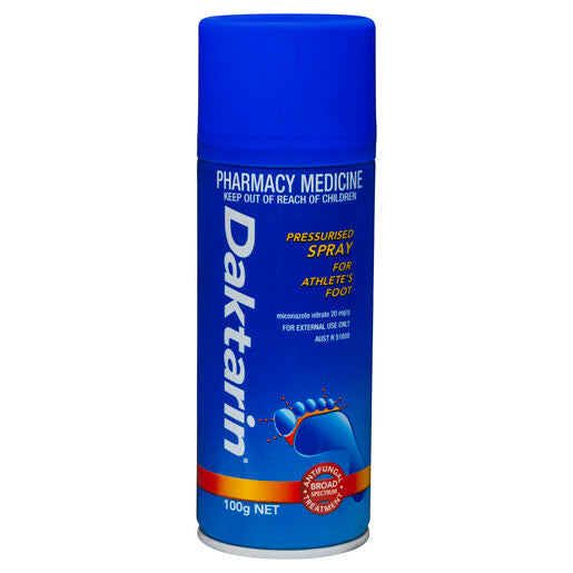 Daktarin Athlete's Foot Pressurised Spray 100g