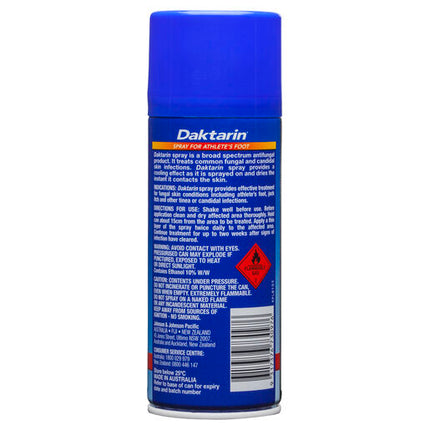 Daktarin Athlete's Foot Pressurised Spray 100g