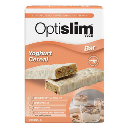 OptiSlim VLCD Bar Yoghurt Cereal 5 Pack