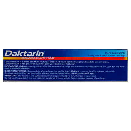 Daktarin Athlete's Foot Cream 30g