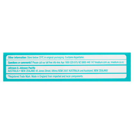 Imodium Zapid 2mg 12 Tablets