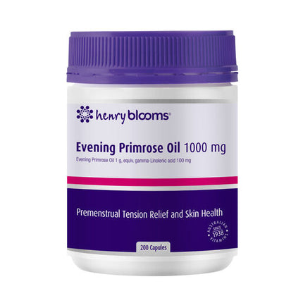 Henry Blooms Evening Primrose Oil 1000Mg 200 Capsules