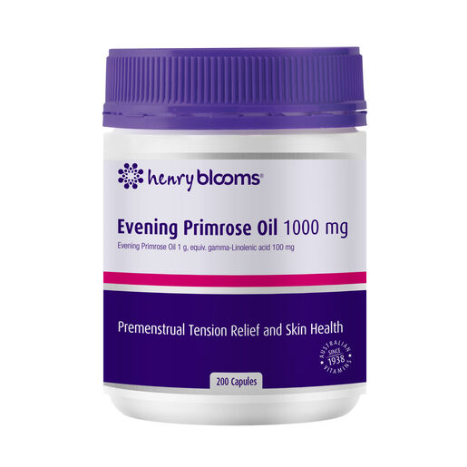 Henry Blooms Evening Primrose Oil 1000Mg 200 Capsules