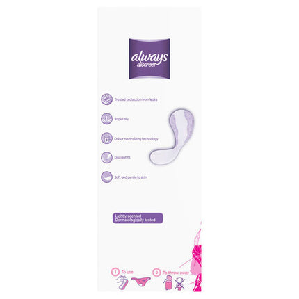 Always Discreet For Sensitive Bladder Normal 24 Liners